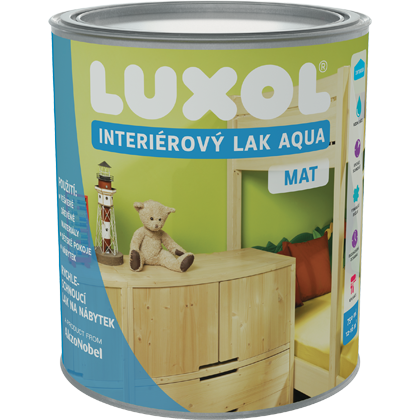 Luxol Interiérový lak AQUA mat 0,75l