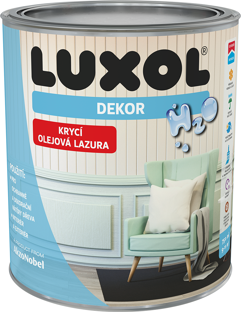 Luxol Dekor krycí olejová lazura 2,5 l