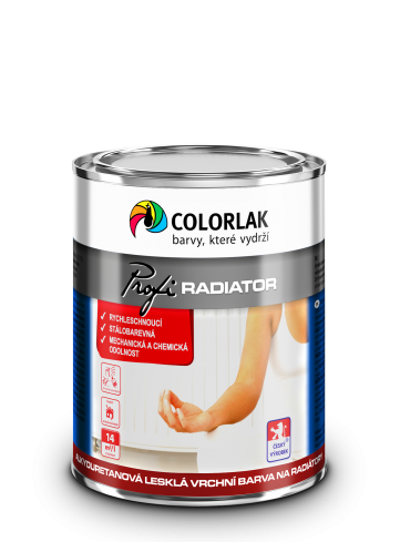 Colorlak PROFI RADIATOR S2222 lesklá vrchní barva na radiátory 0,6L slonová kost