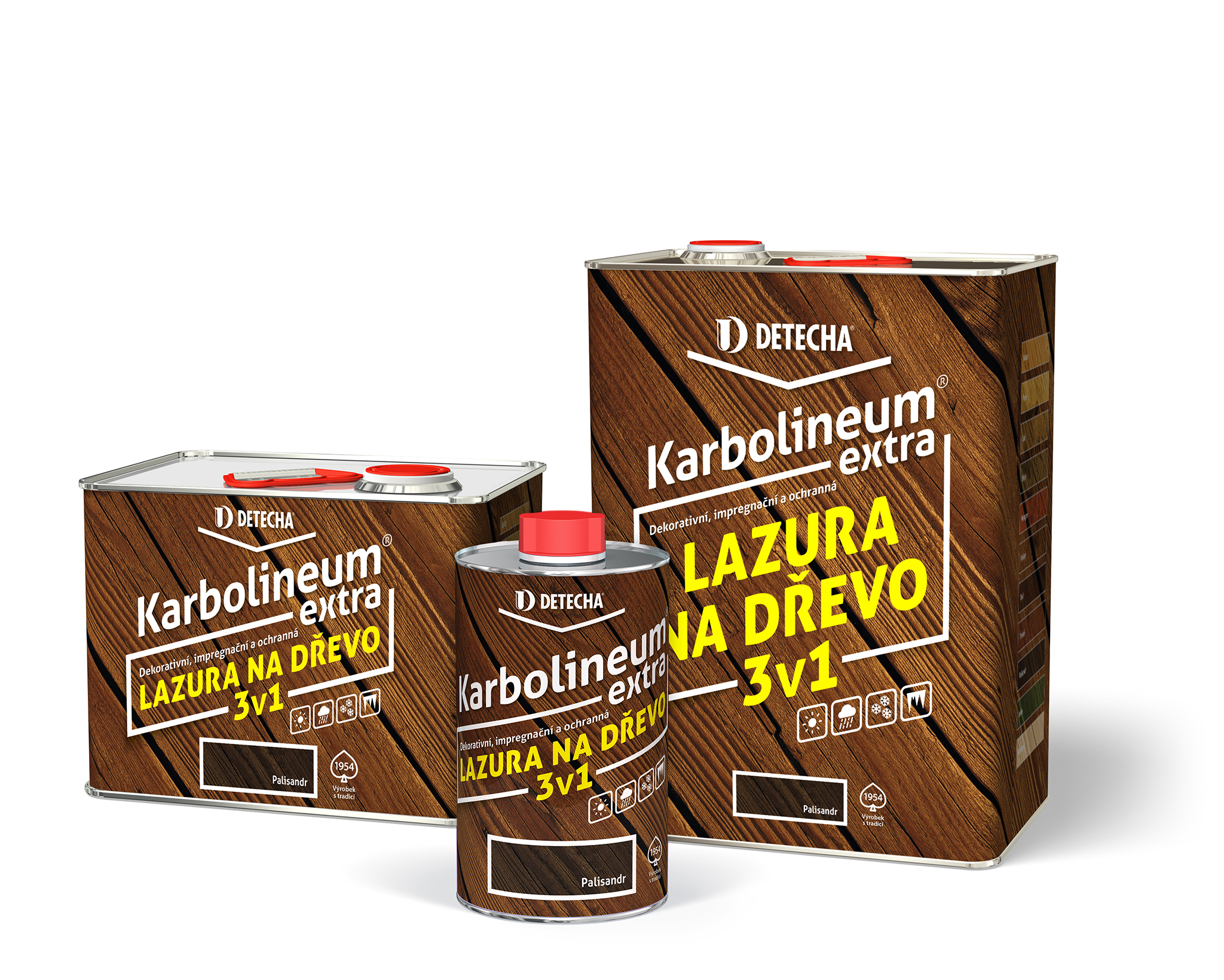 Detecha Karbolineum extra lazura na dřevo 3v1 8kg