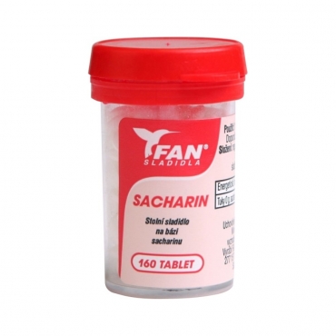 Fan sladidla, sacharin, stopní sladidlo, 160 tablet, 10 g