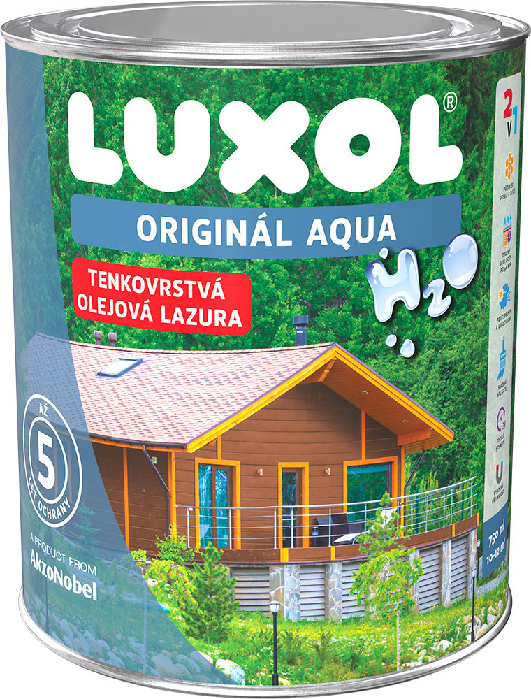 Luxol Originál Aqua tenkovrstvá olejová lazura 0,75l