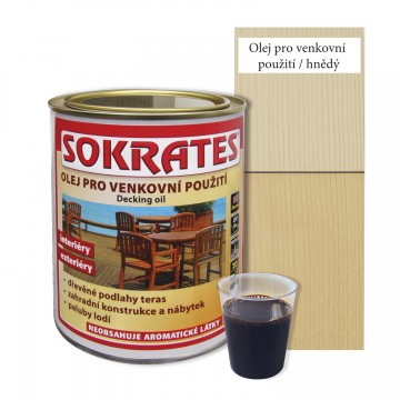 Sokrates Olej pro venkovní použití - DECKING OIL 0,6l