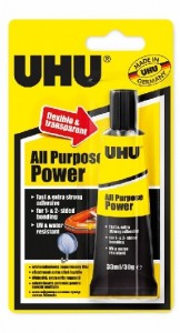 UHU All Purpose Power 33 ml Univerzální čiré kontaktní lepidlo