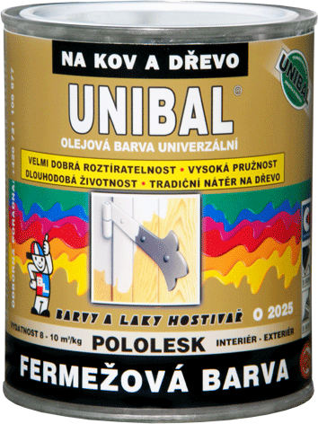 UNIBAL FERMEŽOVÁ BARVA O2025 1 kg bílá