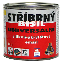 Bisil univerzální barva, stříbrná, 80 g