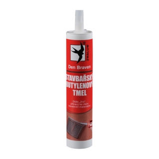 Den Braven Stavbařský butylenový tmel, šedý, 310 ml