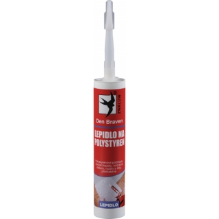 Den Braven lepidlo na polystyren, bílé, 280 ml