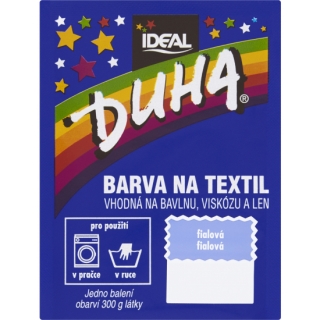 Ideal Duha fialová, barva na textil na bavlnu, viskozu a len, 15g 