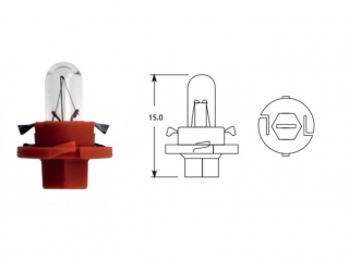 12V 1,2W BX8,4D 10ks