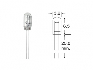 12V 30MA T1 3,2 X 6,5 10ks