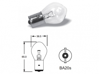 12V 35W BA20S 1ks