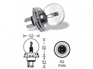 12V 45-40W ASYMETRICKÁ P45T 1ks