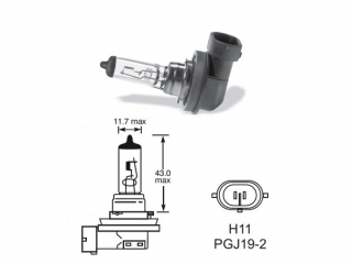 12V H11 55W PGJ 19-2 1ks