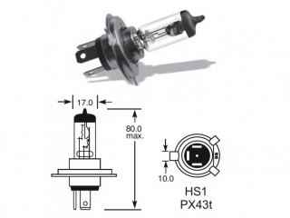 12V HS1 35-35W PX43T 1ks