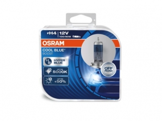 12V H4 100-90W P43T Osram COOLBLUE BOOST, SADA