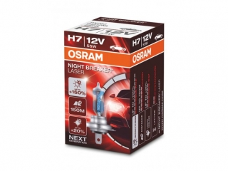 12V H7 55W PX26D Osram NIGHTBREAKER LASER +150%, NOVÁ GENERACE 1ks