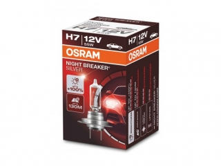 Osram 12V H7 55W PX26D NIGHTBREAKER SILVER +100%