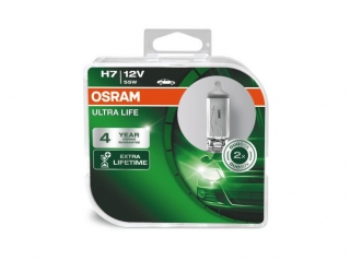 12V H7 55W PX26D Osram ULTRA LIFE, SADA