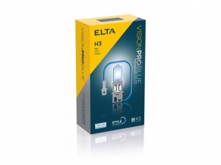 12V H3 55W PK22S Elta VISIONPROBLUE, SADA