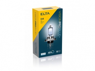 12V H4 60-55W P43T Elta VISIONPROBLUE +50%, SADA