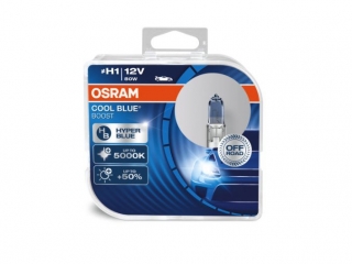 12V H1 80W P14,5S Osram COOLBLUE BOOST, SADA