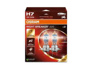 Osram 12V H7 55W PX26d NightBreaker 220 +220% sada