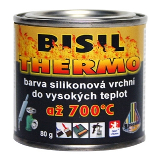 Bisil Thermo žáruvzdorná barva 700 °C, stříbrná, 80 g